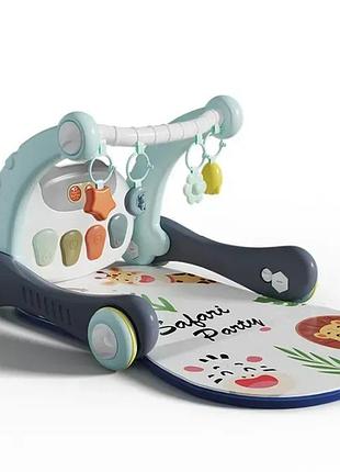 Ходунки с музыкальным центром, бизабордом, пианино и bluetooth подключением + пульт дк