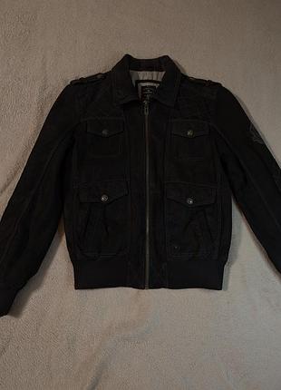Куртка кожаная tom tailor s размер original отличное состояние