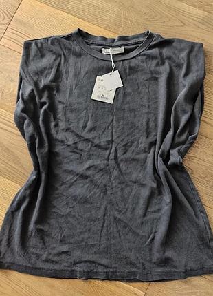 Котонова майка топ футболка oversized