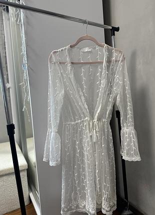 Накидка прозора на купальник