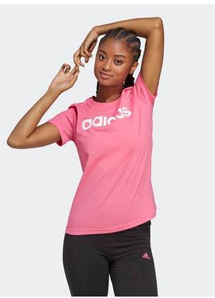 Футболка adidas  essentials slim с логотипом
