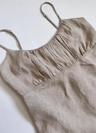 Лляний сарафан camaieu