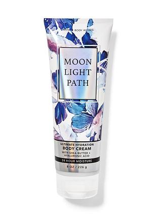 Зволожуючий крем для тіла bath & body works moonlight path (жасмин, конвалія, фіалка)