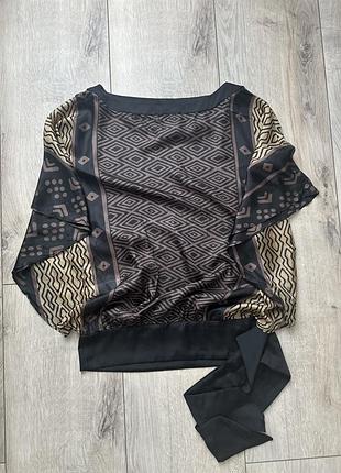 Шовкова блуза zara5 фото