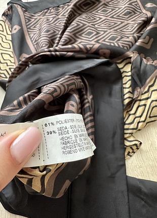 Шовкова блуза zara3 фото