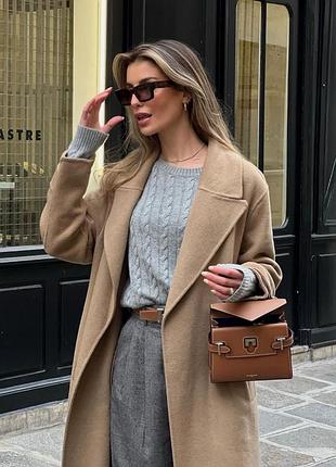 Шикарне пальто з вовни zara