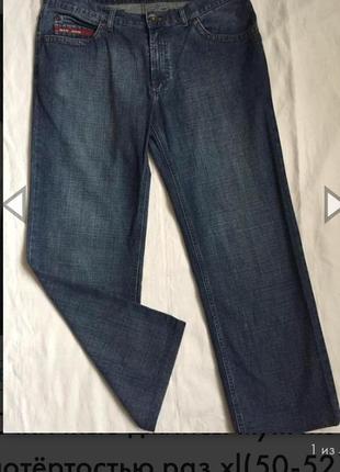 Отличные джинсы муж his с потёртостью раз xl(50-52)1 фото
