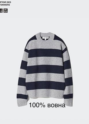Джемпер uniqlo 100% вовна