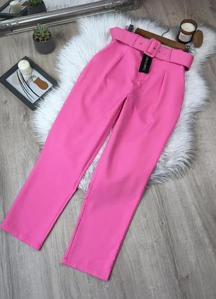Яркие летние брюки/брюки высокая посадка