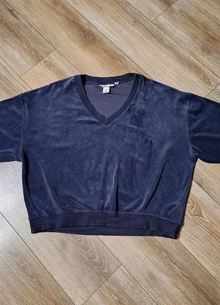 Велюрова кофта джемпер  h&m