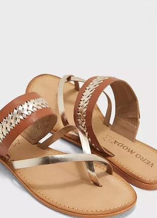Босоніжки vero moda шкіра 38 розмір 24,5 см