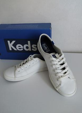 Кеди keds kickstart core leather (wh57559), шкіряні, розмір eur 39.5, usa 8.5