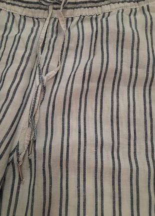 Льняные брюки