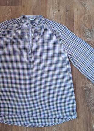 Рубашка в клетку next/размер u916/ eur 44