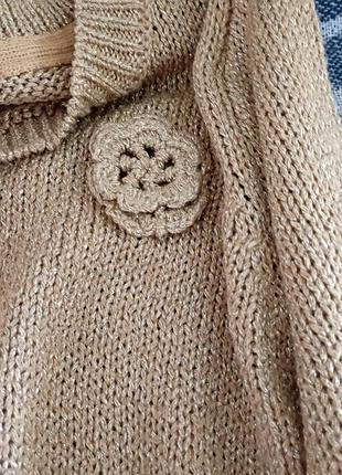 Юбка реглан кофта золото 6