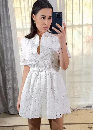 Шикарное платье прошва zara