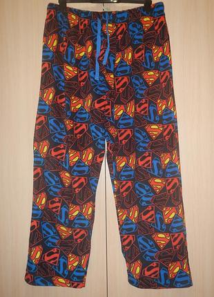 Флисовые пижамные брюки superman (george) p.xl(50-52)