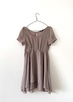 Коротка шифонова сукня asos mini