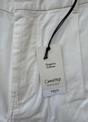 Білі брюки карго mango 44 рр 5