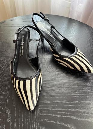 Мюлі слінгбеки шкіра поні