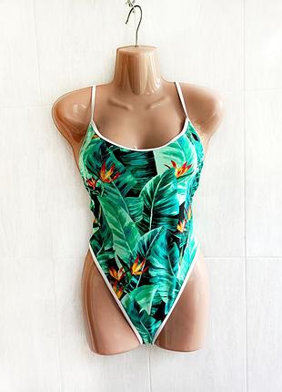 Дешево! новый женский  купальник forever 21 "листья"