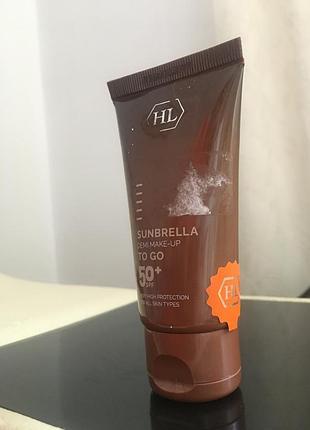 ☀️☀️☀️☀️сонцезахисний крем з тоном sunbrella demi make up