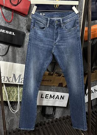 Штани чоловічі джинси g-star raw синій s