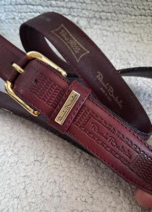 Ремень италия кожа цвет бордо 3х100