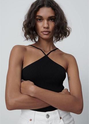 Трикотажний топ zara