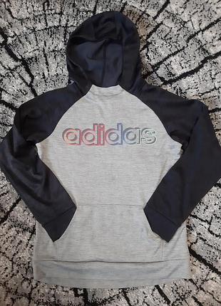 Кофта худи подростковая унисекс adidas утепленная