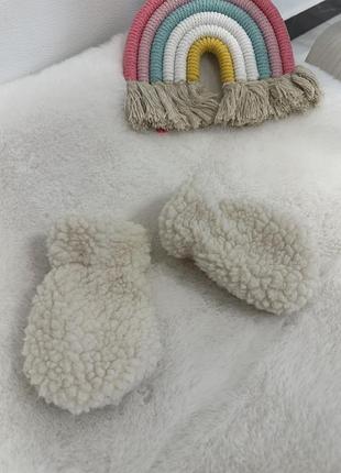 Классные плюшевые варежки царапки primark, варежки, теплые царапки