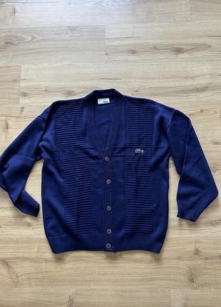 Чоловічий кардиган lacoste vintage