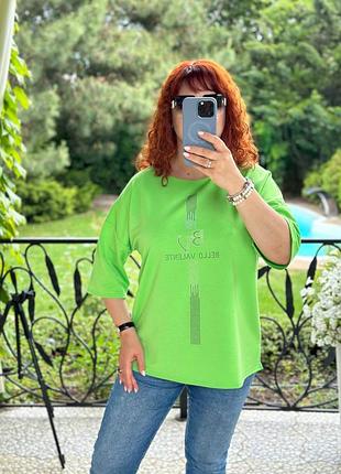 Салатова футболка