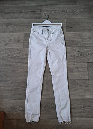 Білі джинси zebra denim collection розмір 34