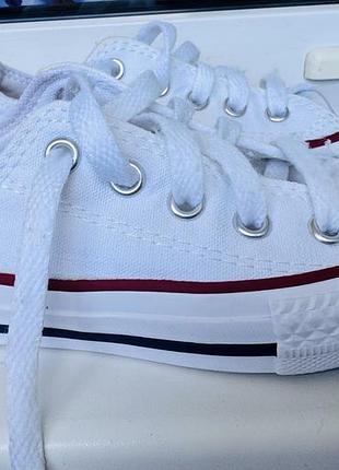 Конверсы белые кеды converse 4
