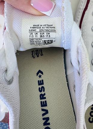 Конверсы белые кеды converse 6