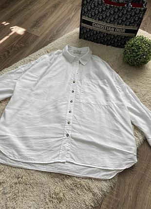 Біла сорочка linen rich