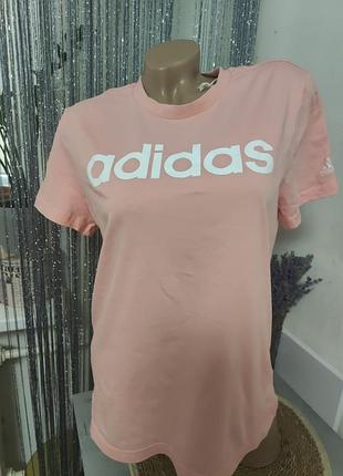 Брендовая футболка100%хлопок adidas, размер l,xl