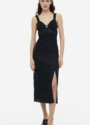 H&m сарафан льняной р 18