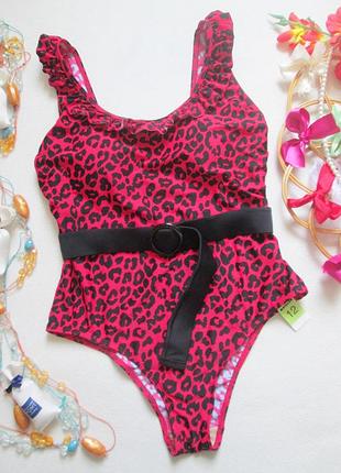 Cуперовый моделирующий слитный купальник в леопардовый принт pour moi 💝🌼💝