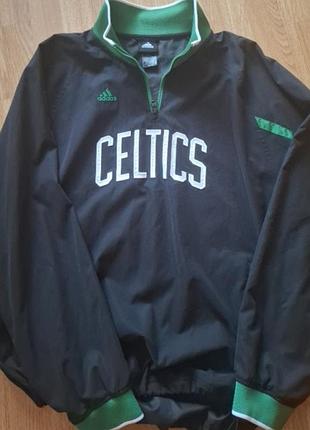 Мужская спортивная ветровка, от бренда adidas, черная, размер l, 100% polyester.