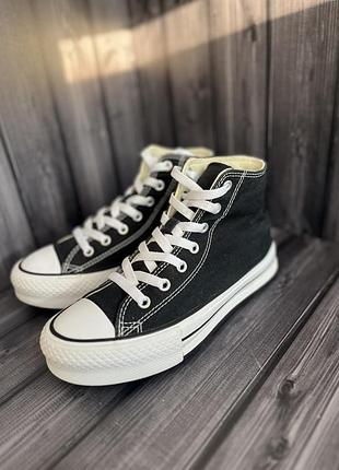 Кеди converse all star chuck taylor hi black/р.35