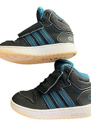 Детские кроссовки хайтопы adidas унисекс 15,5 см