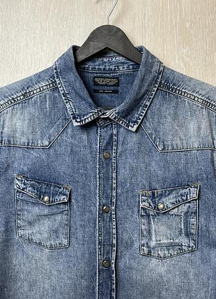 Джинсова сорочка allsaints