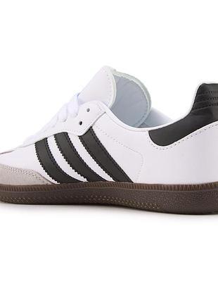 Adidas samba og vegan low white black