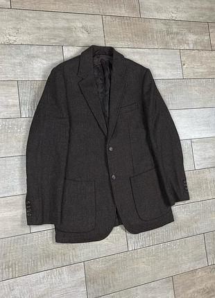Burberry london tweed sport coat blazer jacket size m піджак жакет блейзер твід