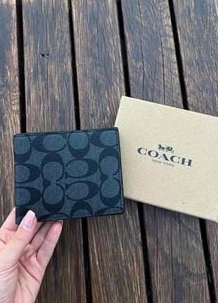 Кошелек coach черный