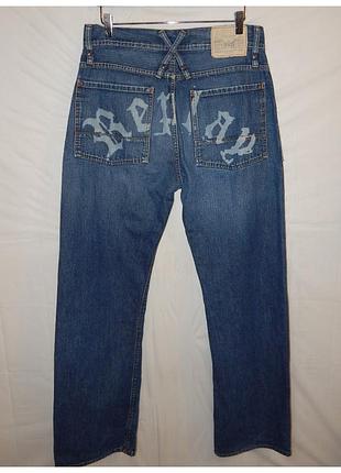 Джинсы свободного кроя, винтаж replay. size w33 l32. made in italy