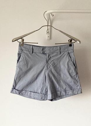 Шорти в тоненьку синю смужку