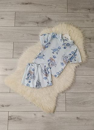 Бавовняний костюм, шорти, футболка